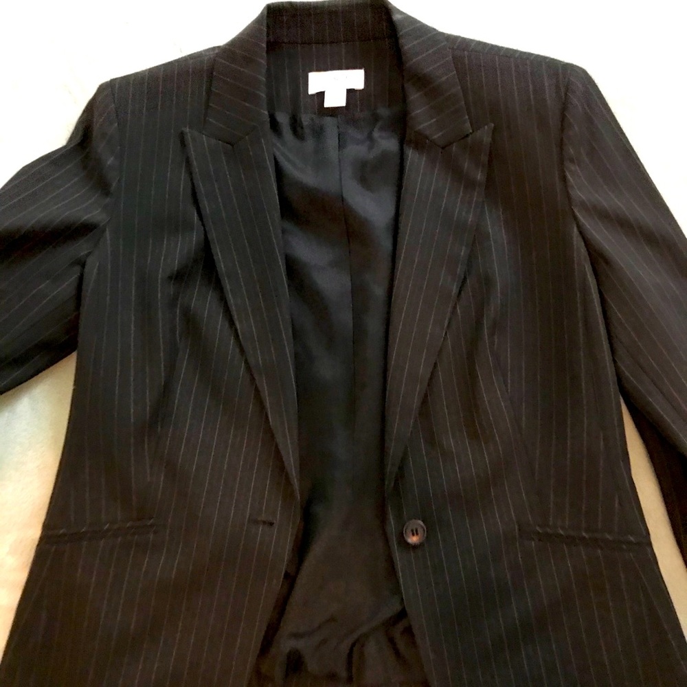 Ann Taylor Pinstripe Blazer